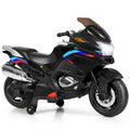 12V Kids Ride on Motorcycle Electric Motor Bike Black T728