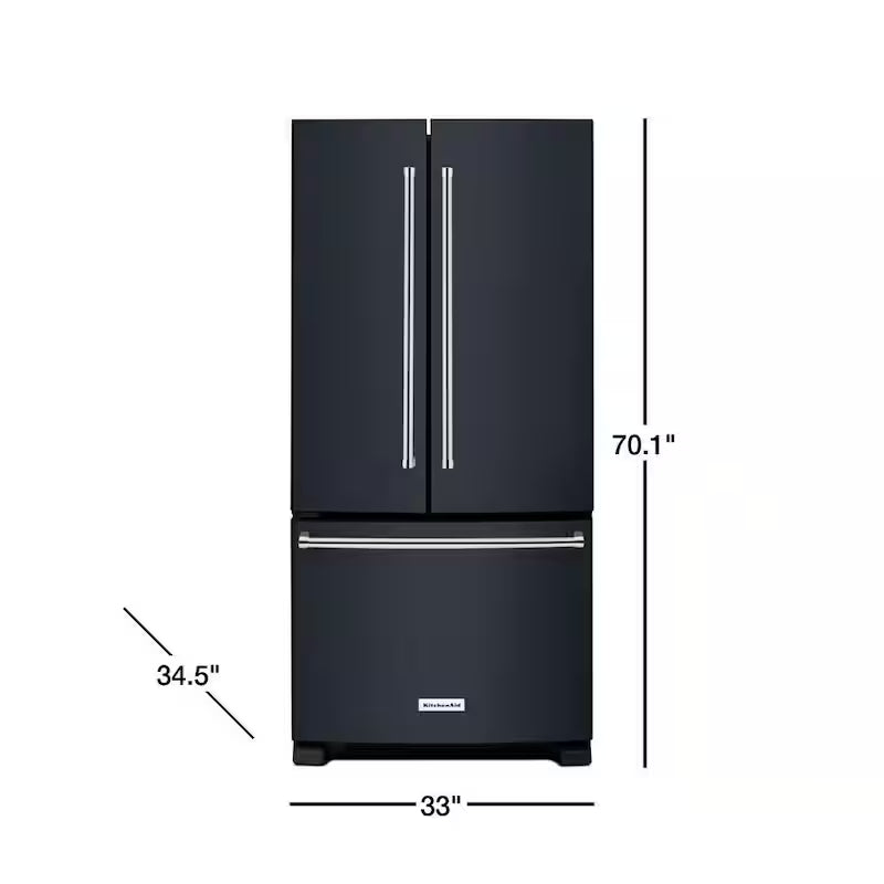 French Door Refrigerator with Interior Dispenser K84396