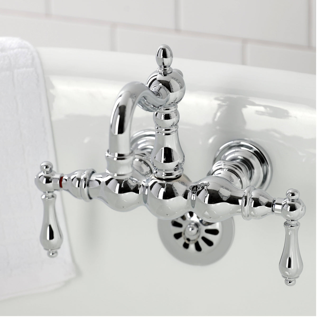 Wall Mount Clawfoot Tub Faucet Oil Rubbed Bronze O2814