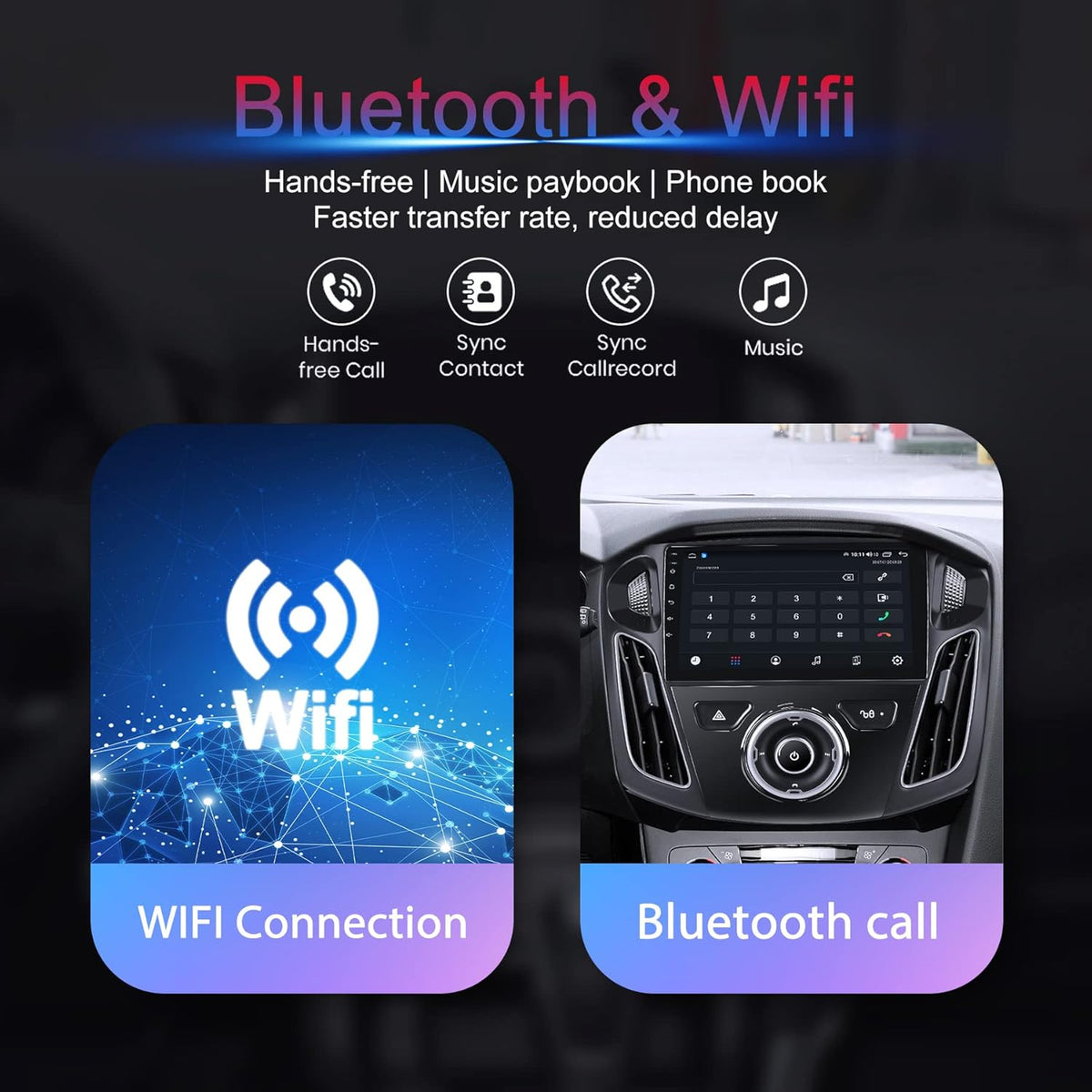 Android 10 Car Radio 9 inch IPS Touch Screen CarPlay Bluetooth N343