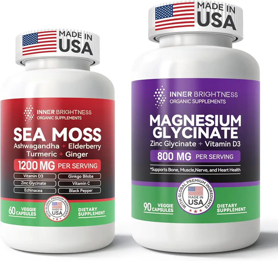 Sea Moss Pills + Magnesium Glycinate Capsules O227