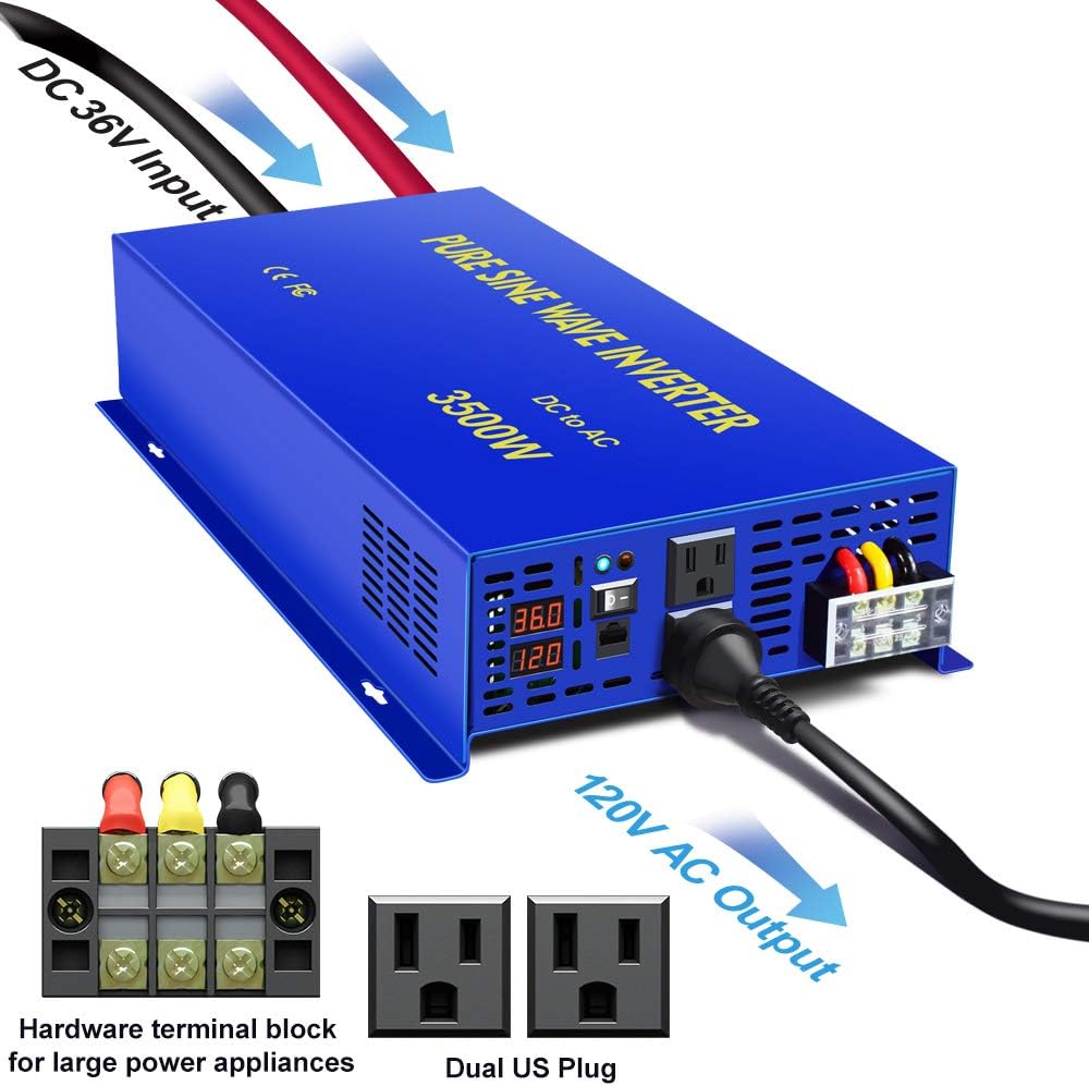 36 Volt 3500W Pure Sine Wave Inverter O653255