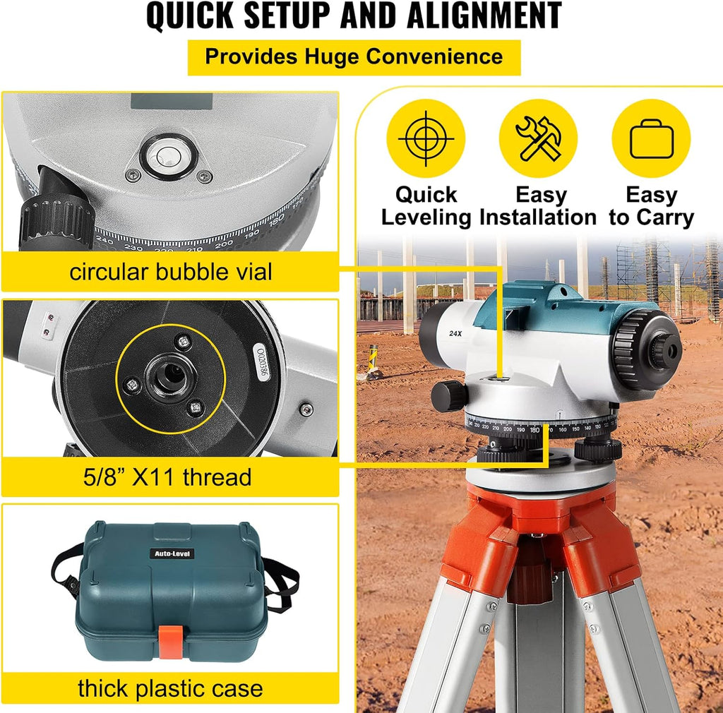 Automatic Optical Level 24X High Precision IP54 Waterproof N50808