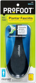 Plantar Fasciitis Heel Insert Men's 1 Pair Pack of 8 B52729