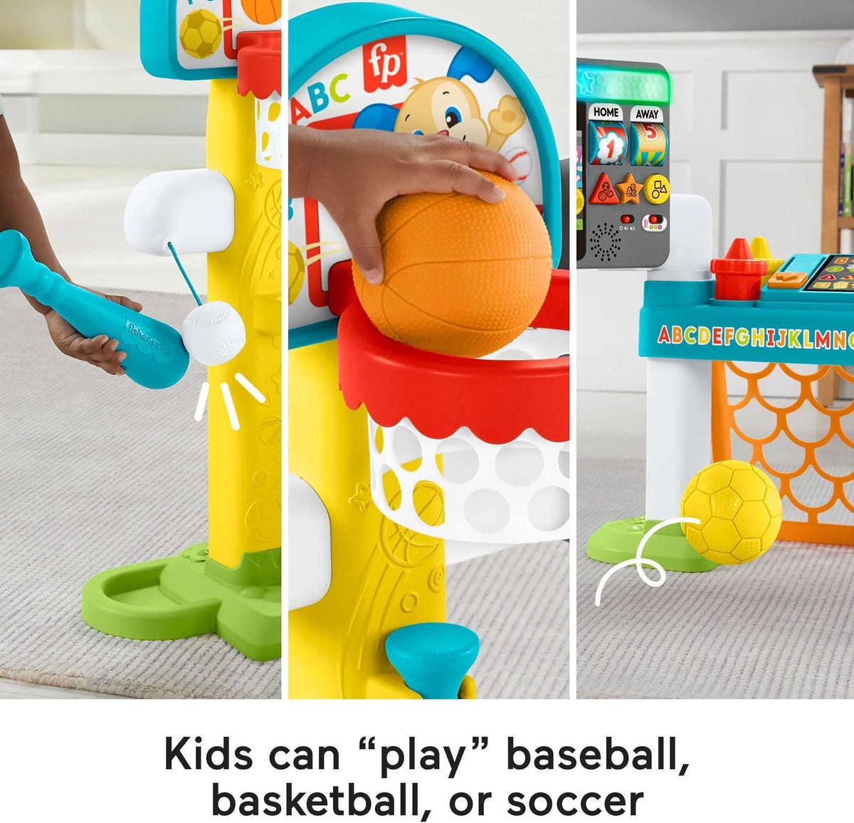 4-in-1 Sports Activity Center Toddler Learning Toy I844980