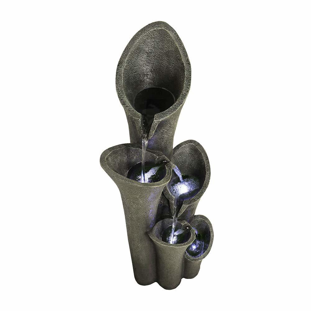 Faux Stone LED Floor-standing Water Fountain H210015