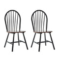 Black Set of 2 Dining Chairs R73169