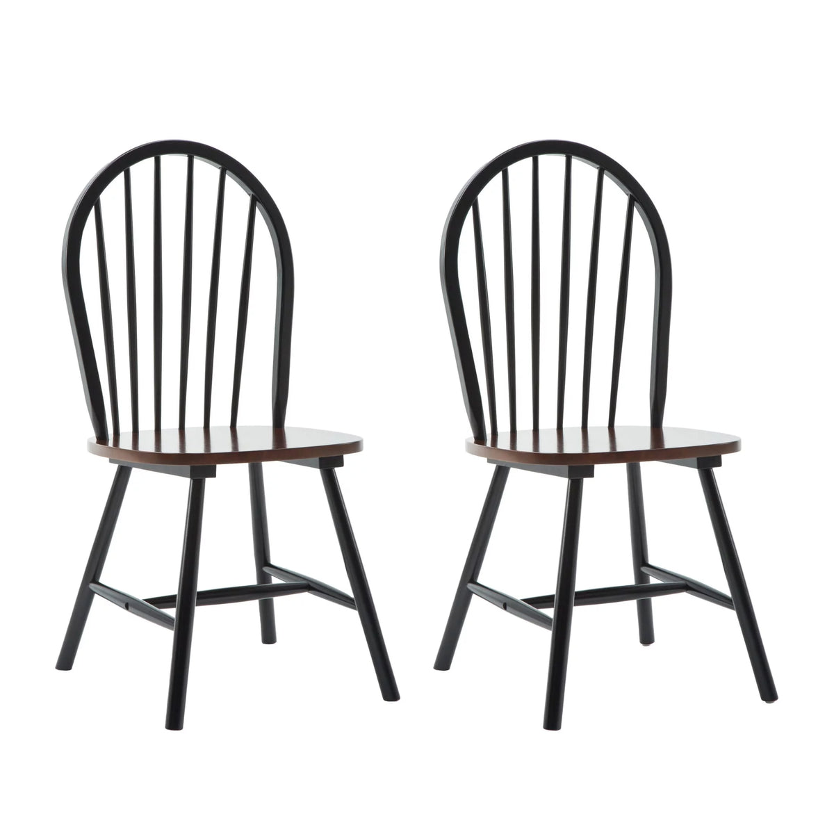 Black Set of 2 Dining Chairs R73169