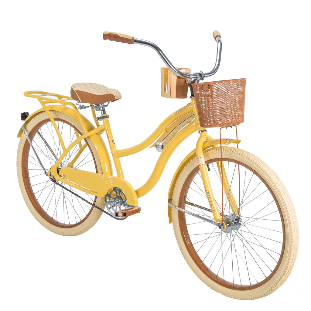 Yellow 26 Inch Cruiser Bike V80300