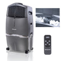 Gray Indoor Evaporative Air Cooler with Remote Control N138749