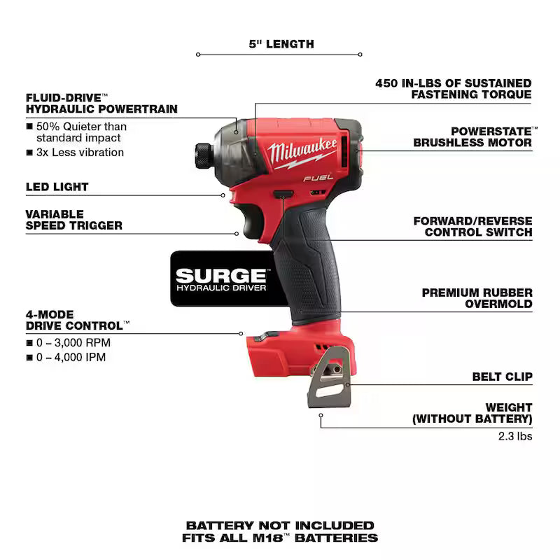 18-Volt Lithium-Ion Brushless Cordless Hammer Drill Impact Driver V9339