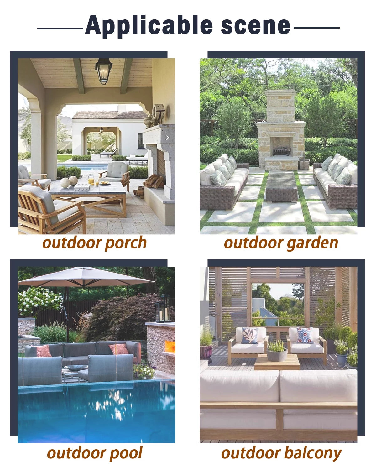 4 Piece Patio Conversation Set with Tempered Glass Tabletop Black J72796