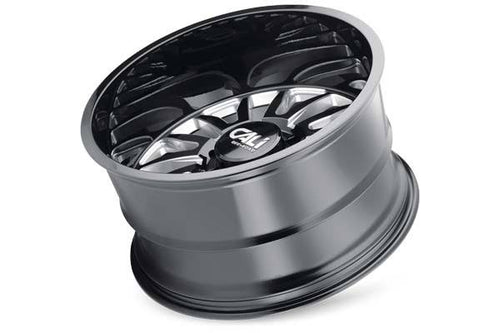 24x14 Gloss Black Milled Spokes Wheel O413480