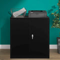 Lockable Steel Storage Cabinet with 2 Adjustable Shelves G5888