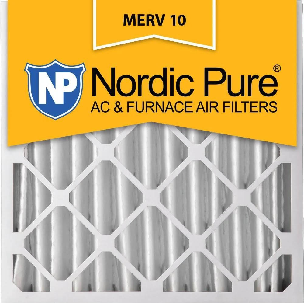 20x20x4 Pleated MERV 10 AC Furnace Filters Qty 6 U16623