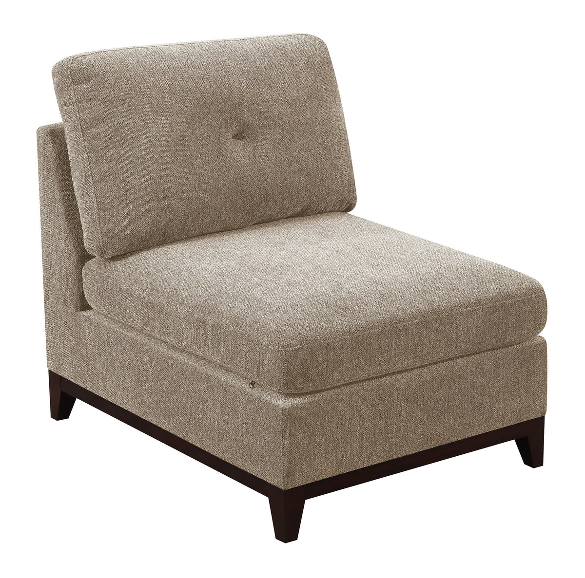 Chenille Camel L-Sectional Sofa Set 6pcs M1488