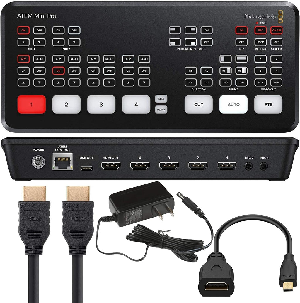 HDMI Live Stream Switcher with 12V Power Supply U918
