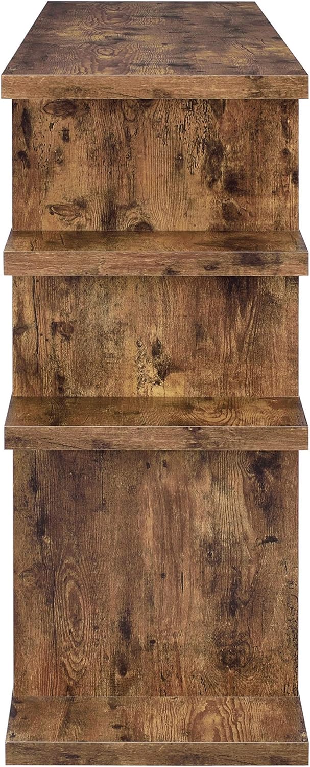 3-Tier Antique Nutmeg Bookcase W779171