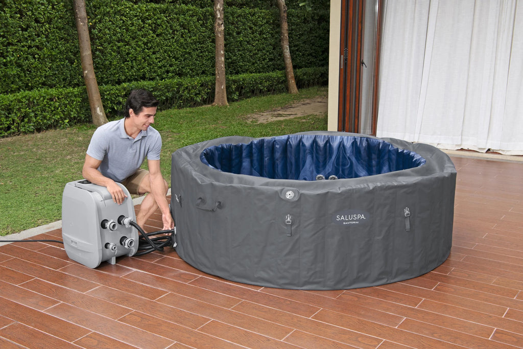Inflatable Hot Tub with LED Light 5-7 Person H5439