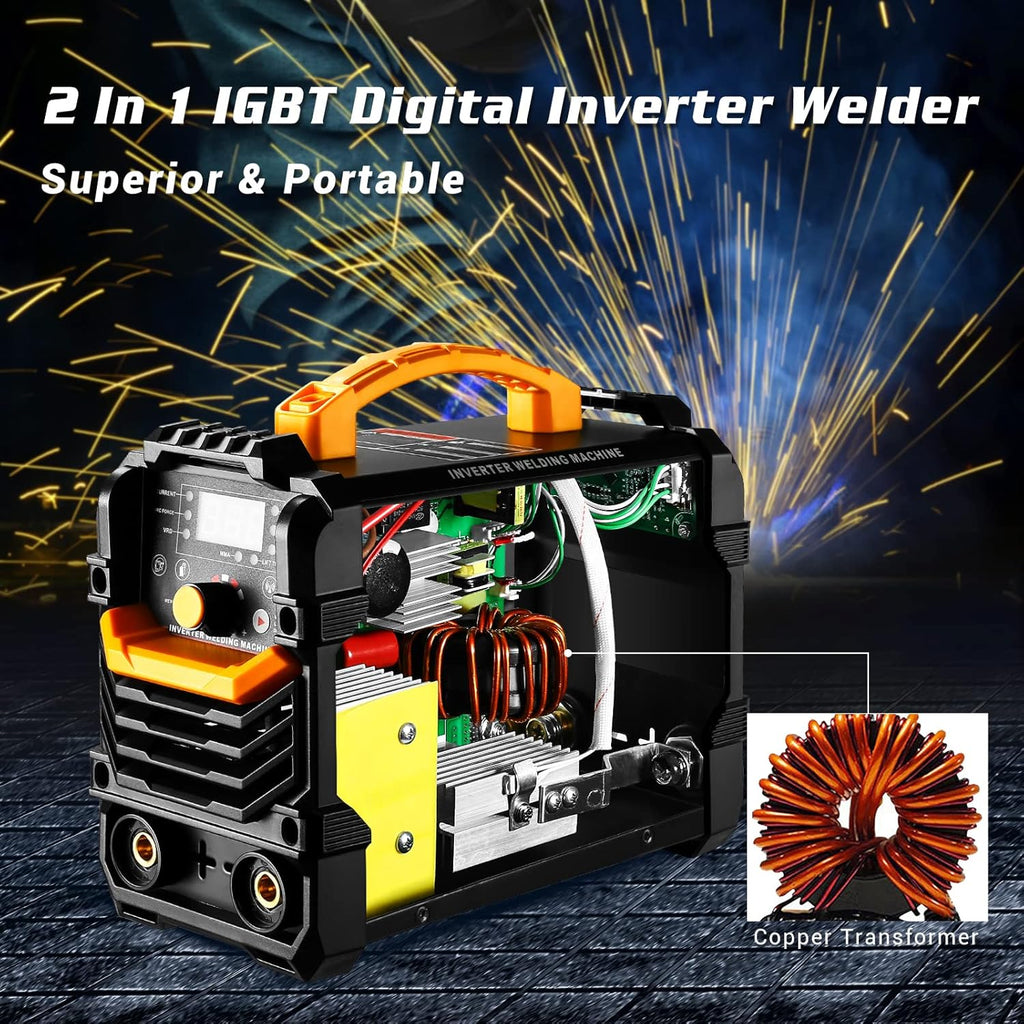 160A Stick ARC Welding Machine with Electrode Holder and Work Clamp X23287