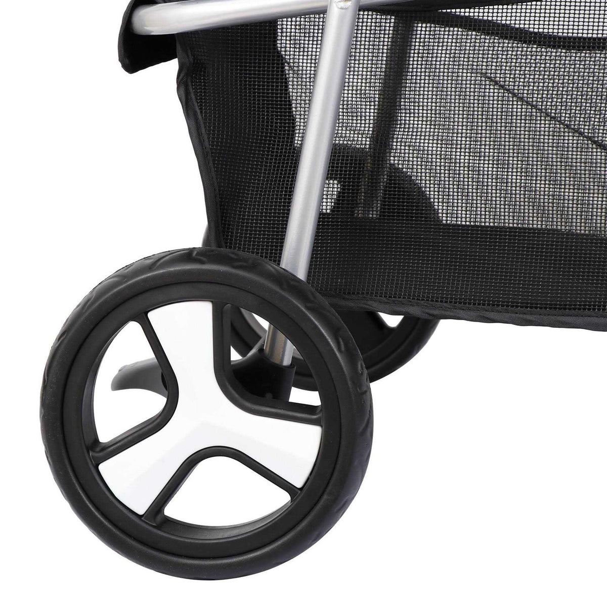 3 Wheel Foldable Pet Stroller with Storage Basket W3658