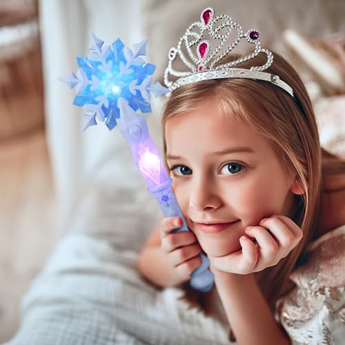 Light Up Wand Snowflake Princess Wands N7893