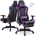 Purple Gaming Chair with Speakers and Footrest Y30420
