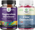 Pure Magnesium Glycinate 400mg 240ct and Zinc Gummies A3606