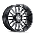 24x14 Gloss Black Milled Spokes Wheel O413480
