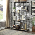 Black Metal Tiered Bookshelf C78756
