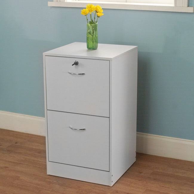 2 Drawer Espresso Filing Cabinet J392