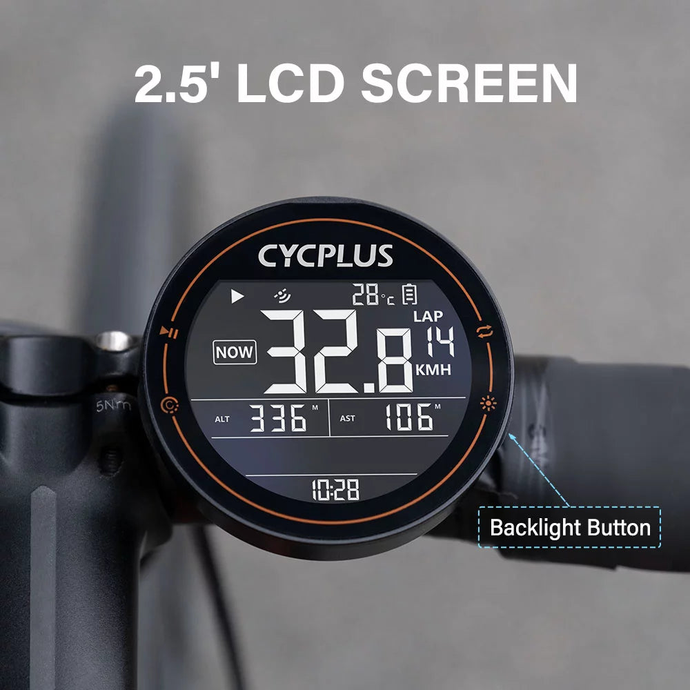 Wireless Bike Computer Speedometer Waterproof with Cadence Sensor Heart Rate Monitor X22002