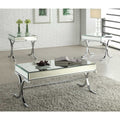 Mirrored Top Tube End Table H427362
