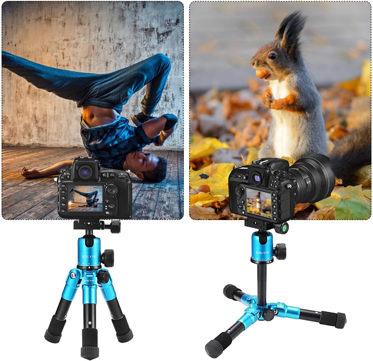 20inch Aluminum Tabletop Tripod with 360 Degree Ball Head, Pack of 2 G643