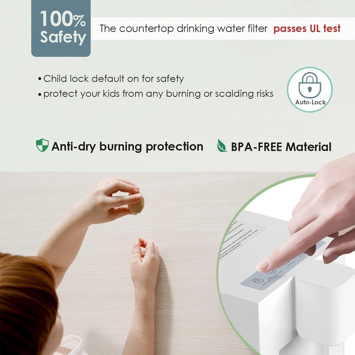 Countertop Water Filtration System with 1 Filter X363102