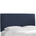 Navy Suede California King Headboard O7919