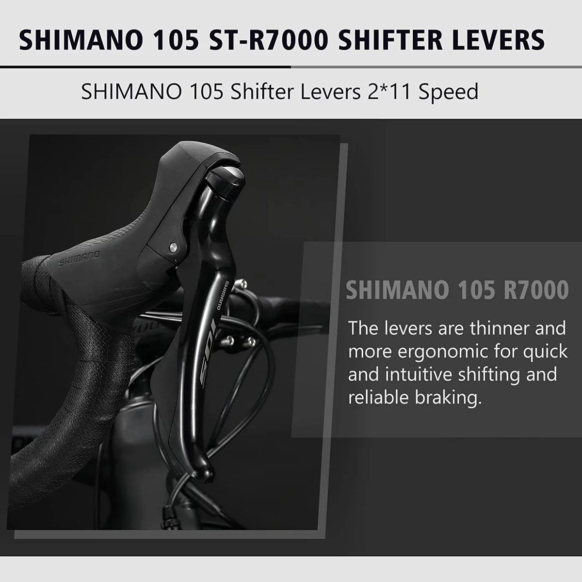 Carbon Fiber 700C Road Bike 22 Speed U3861