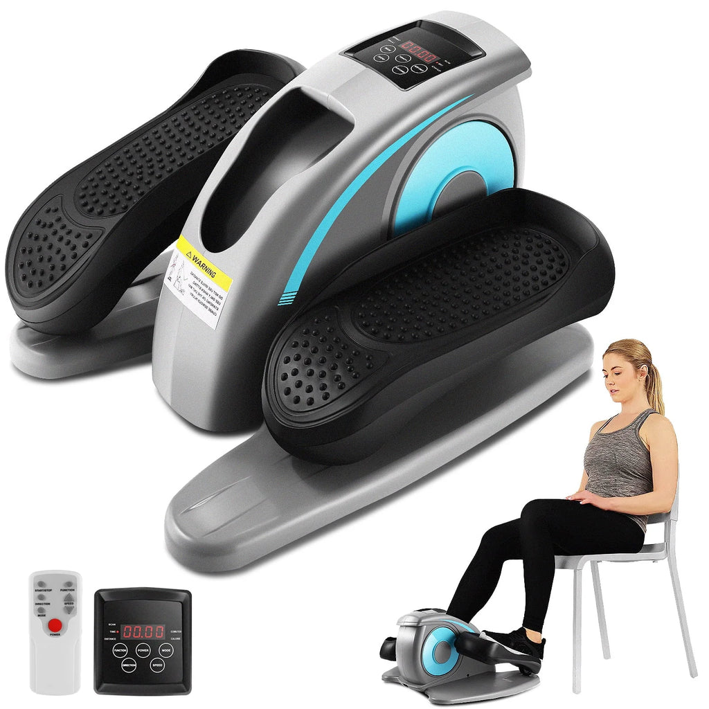 Under Desk Elliptical Pedal Exerciser with Remote & Data Monitor H466302