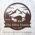 Custom Metal Décor Personalized Steel Sign (Rust, 18) C9674