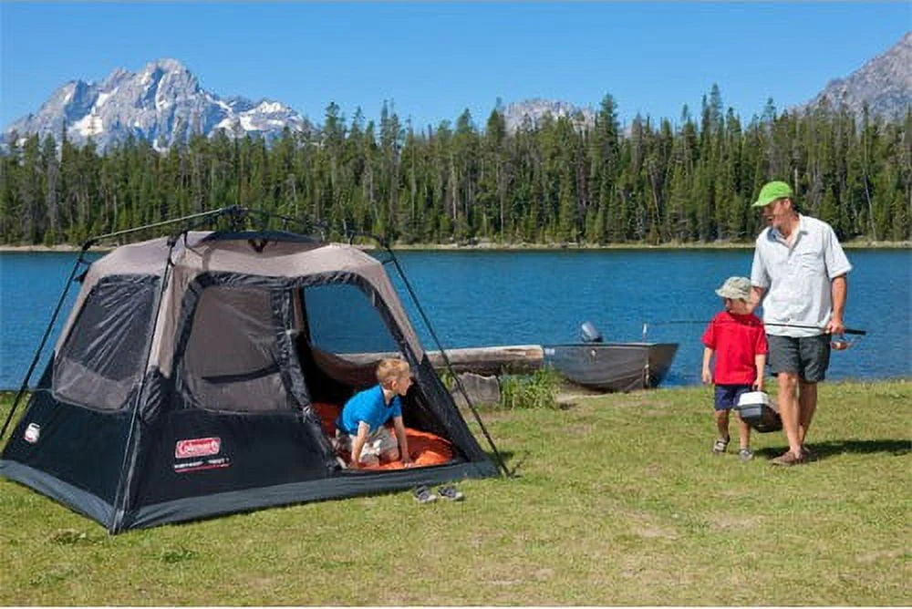 4-Person Cabin Camping Tent with Instant Setup D9166