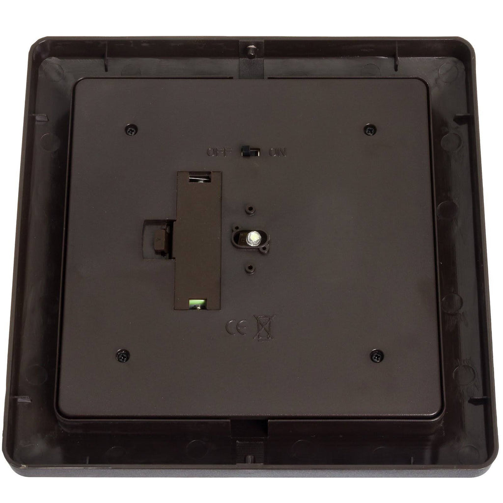 5 x 5 Solar LED Post Cap Light with 6 inch Adapter, Bronze, 12 Pack I86079