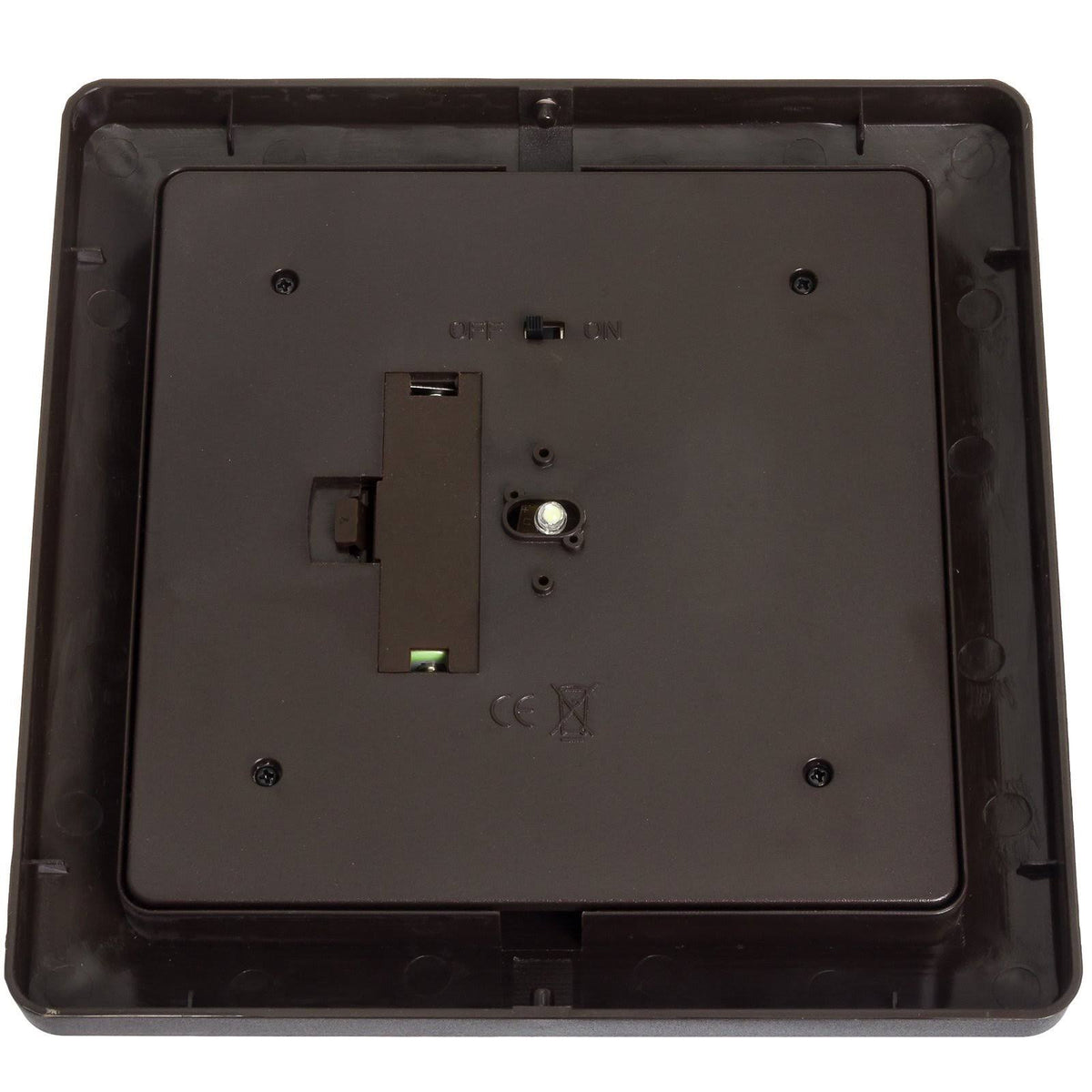 5 x 5 Solar LED Post Cap Light with 6 inch Adapter, Bronze, 12 Pack I86079