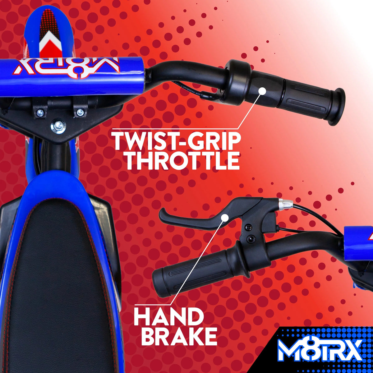 Blue 24V Electric Dirt Bike Y92688