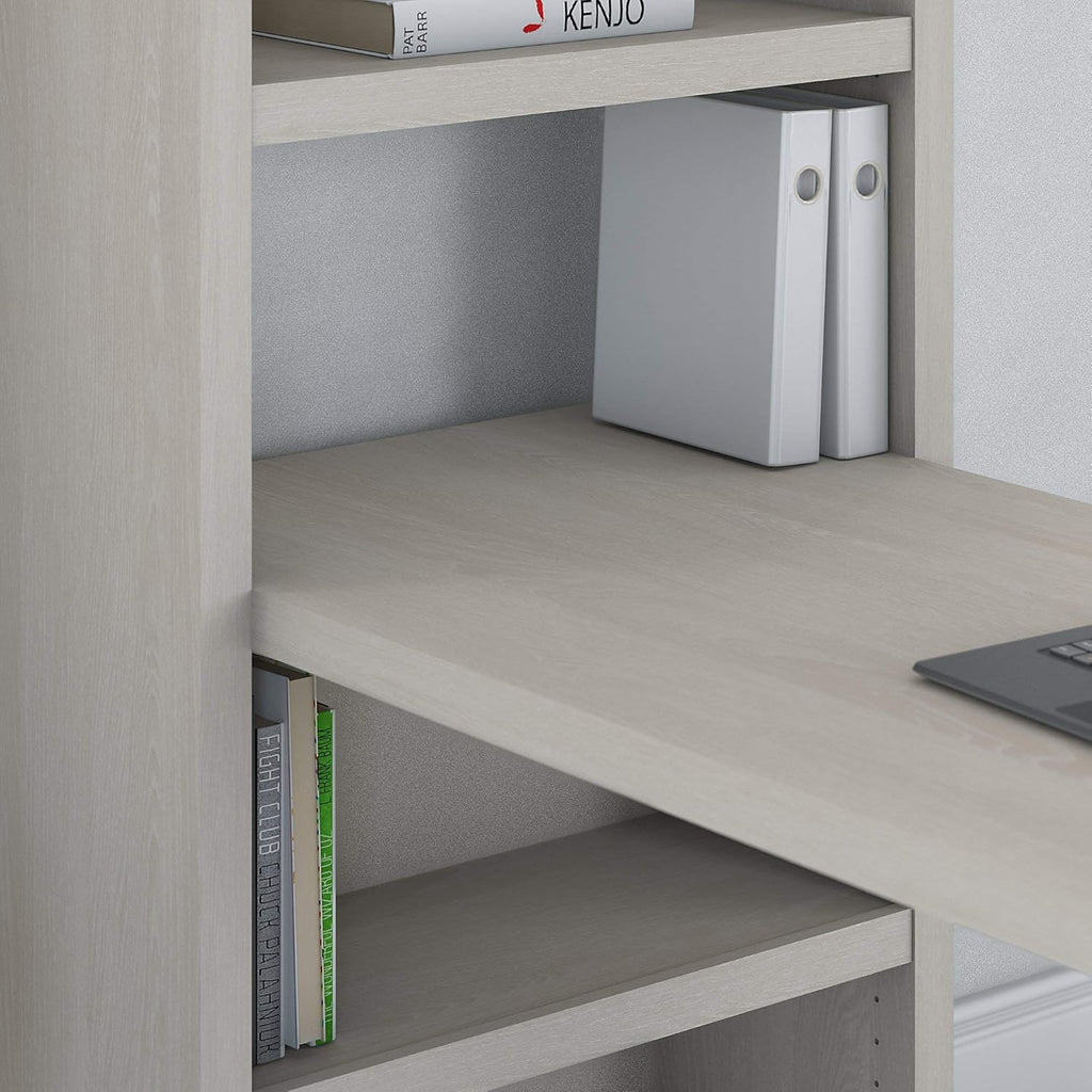 Gray Sand Bookcase Desk A5339