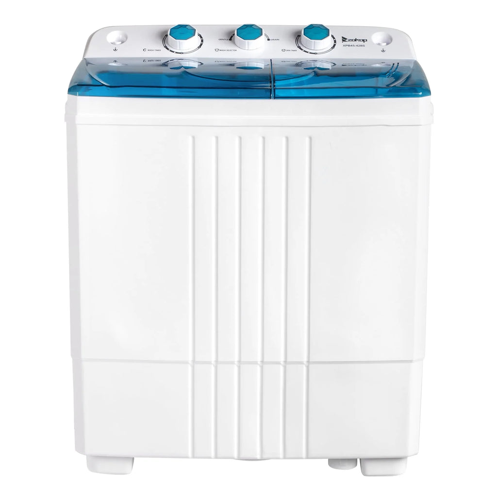Portable 20lbs Twin Tub Compact Semi-automatic Washing Machine J74080