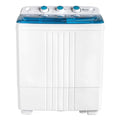 Portable 20lbs Twin Tub Compact Semi-automatic Washing Machine J74080