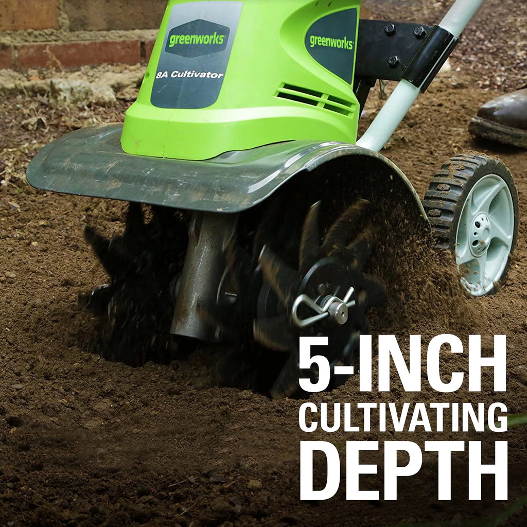 8 Amp 10-inch Corded Electric Cultivator/Tiller O5755