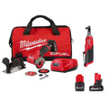 12V Lithium-Ion Brushless Cordless Cut Off Saw Kit & 3/8 in. Ratchet I441