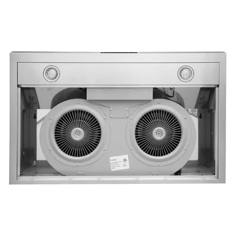 36 in. 500 CFM Ducted Under Cabinet Range Hood with Digital Touch Display and LED Lights in Stainless Steel B81846