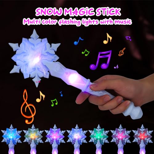 Light Up Wand Snowflake Princess Wands N7893